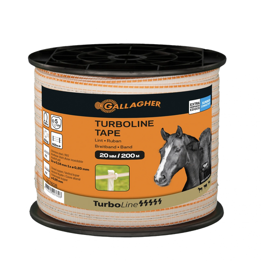 Gallagher TurboLine Breitband  20mm 200M Weiss