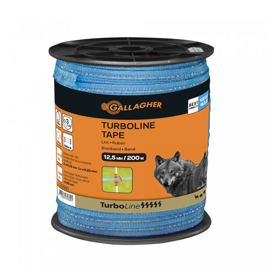 TurboLine Breitband 12,5mm 200m blau