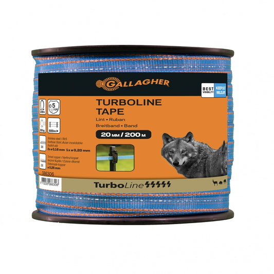 TurboLine Breitband 20 mm 200 m blau