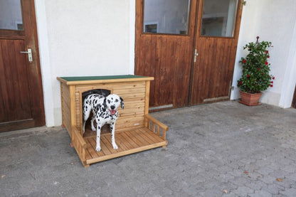 Hundehütte mit Terrasse