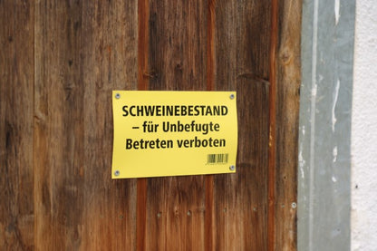 Warnschild