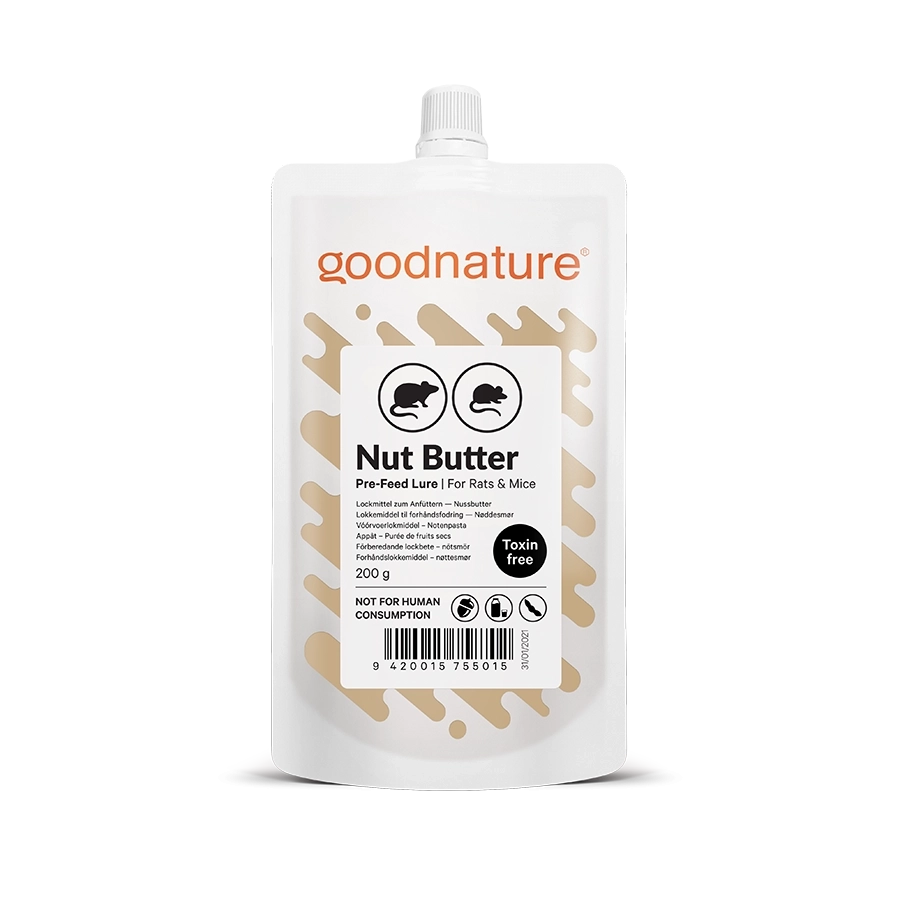 Goodnature Ratten und Mäuse lockstoff Nussbutter 200g