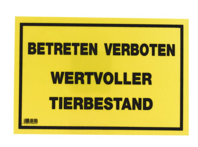 Warnschild