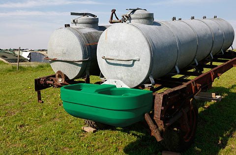 Doppel - Schwimmertränkebecken S60 für Weidefassanbau - agrocheval