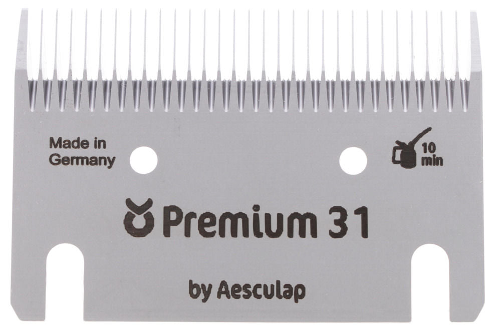 AESCULAP-Schermesser-Set Premium, Rind / Pferd, 31/15 Zähne