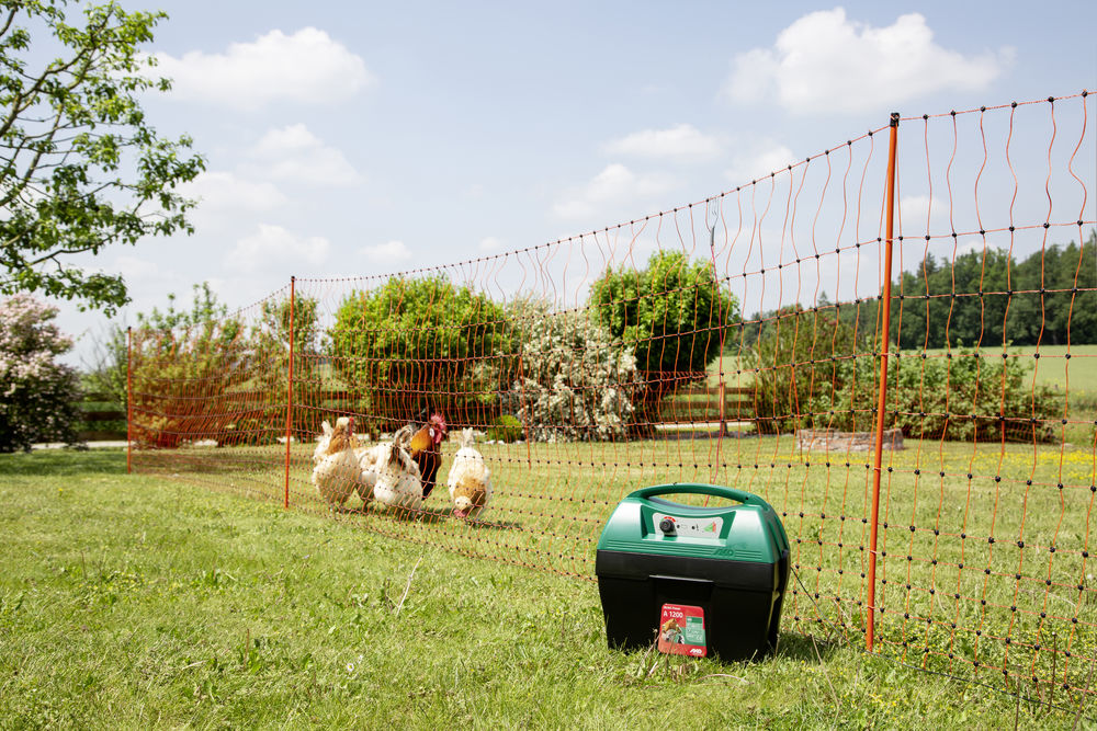 PoultryNet orange, elektrifizierbar