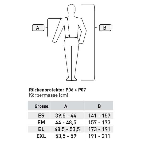 SWING RÜCKENPROTEKTOR P07 FLEXIBLE, ERWACHSENE